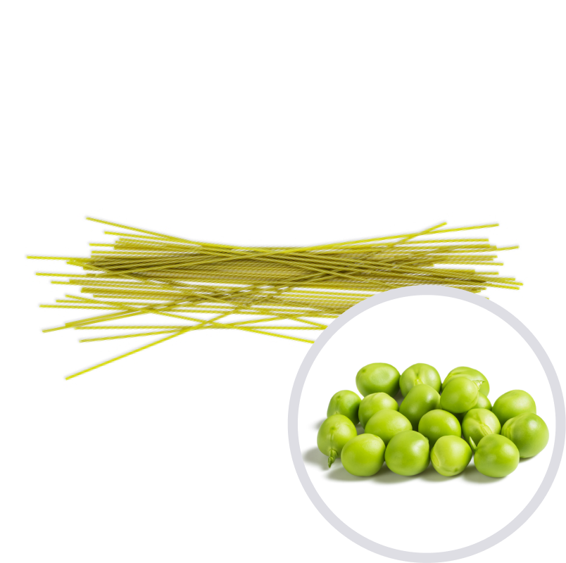 Espaguetis de guisantes Espaguetis de guisantes