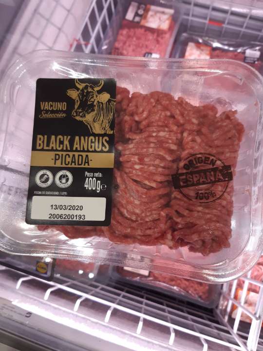 Carne picada black angus Carne picada black angus