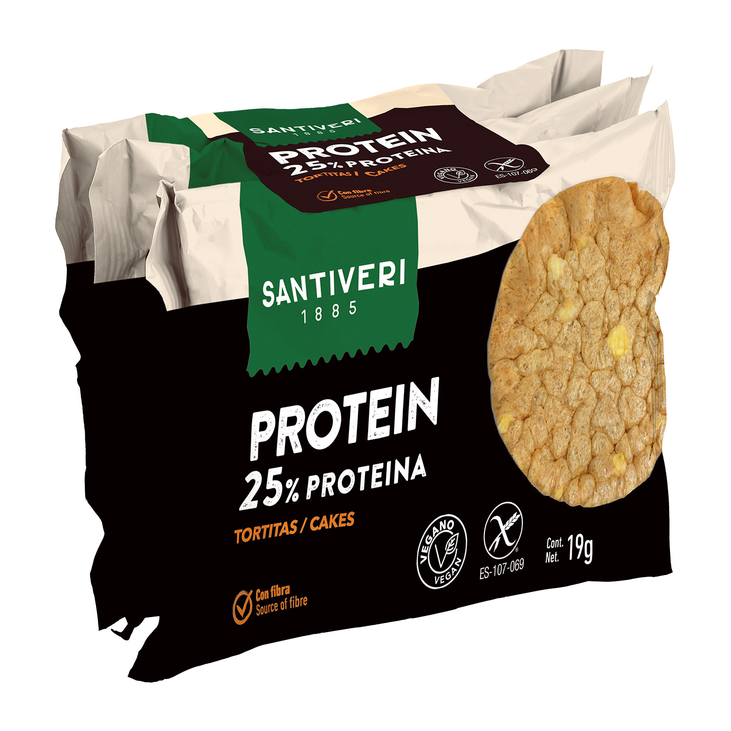 Tortitas proteina 25%
