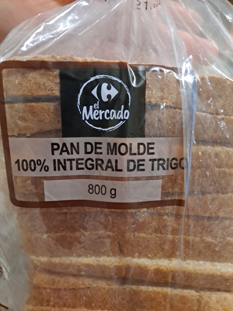 Pan de molde integral de trigo Pan de molde integral de trigo