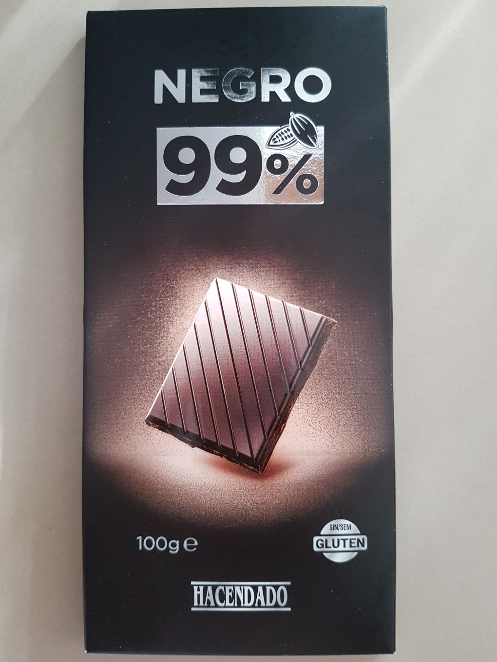 Chocolate negro 99%