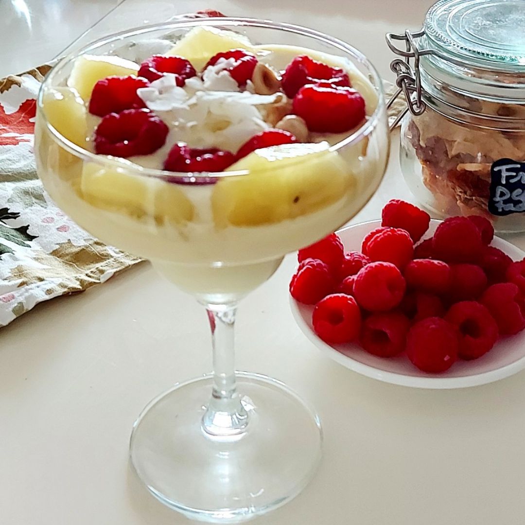 🥭🥭🥭Copa de kéfir con mango🥭🥭🥭 🥭🥭🥭Copa de kéfir con mango🥭🥭🥭