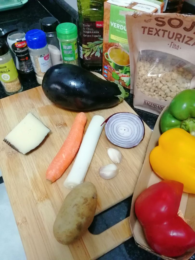 Berenjena rellena Paso 0 Berenjena rellena Paso 0