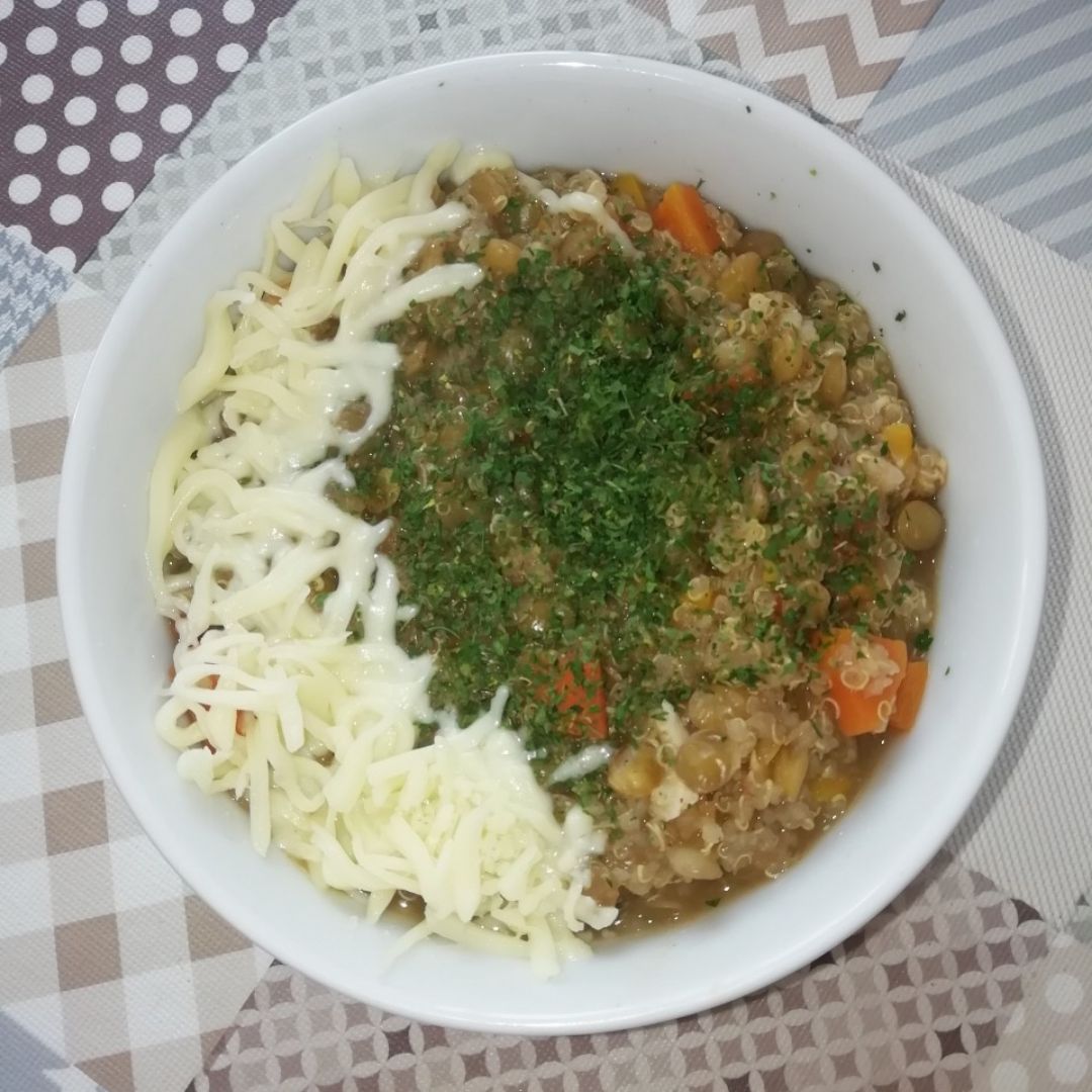 Lentejas con quinoa Lentejas con quinoa