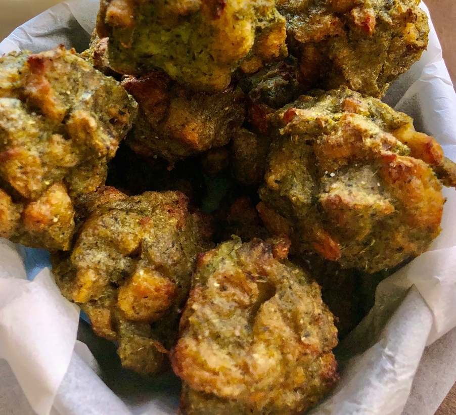 Bolitas de soja y brócoli Bolitas de soja y brócoli