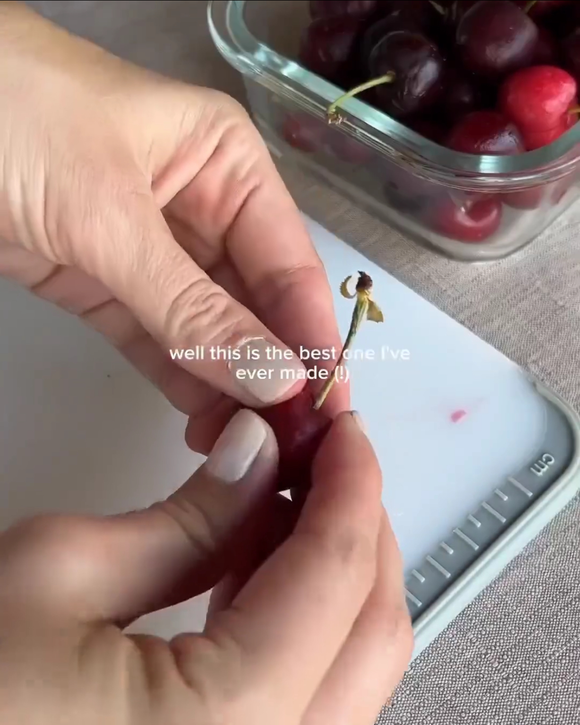 Chocolate con cerezas Paso 0 Chocolate con cerezas Paso 0