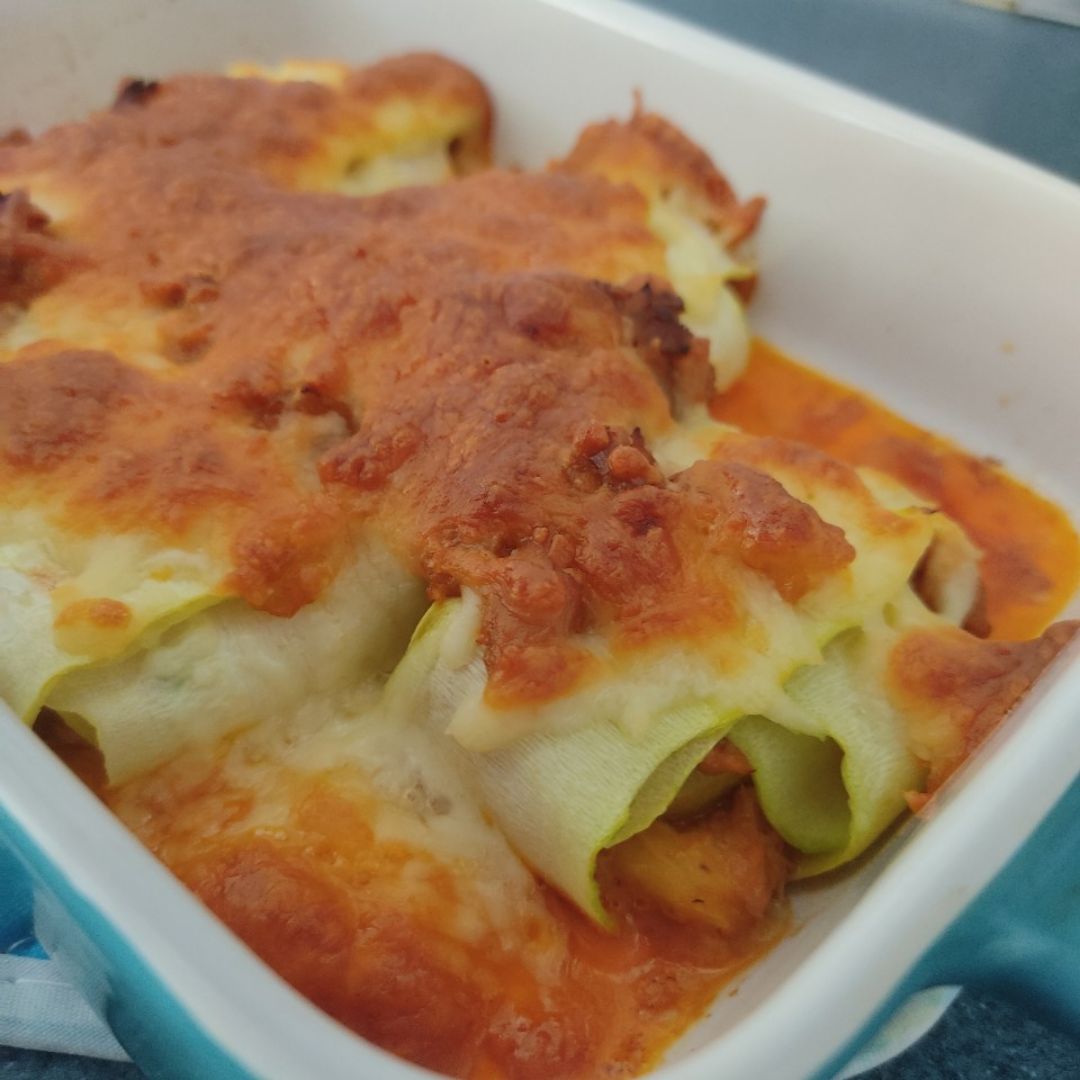 Raviolis de calabacín y atún Raviolis de calabacín y atún