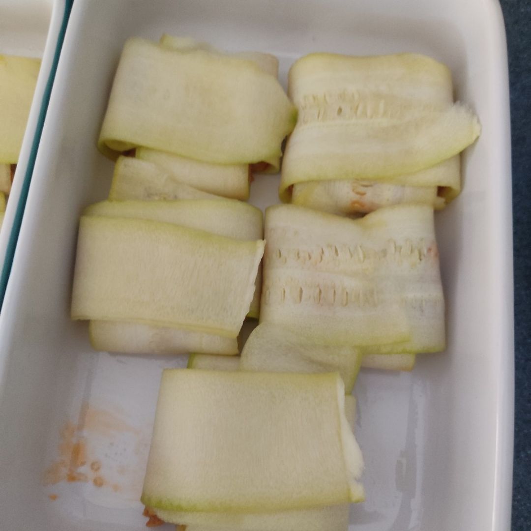 Raviolis de calabacín y atún Paso 4 Raviolis de calabacín y atún Paso 4