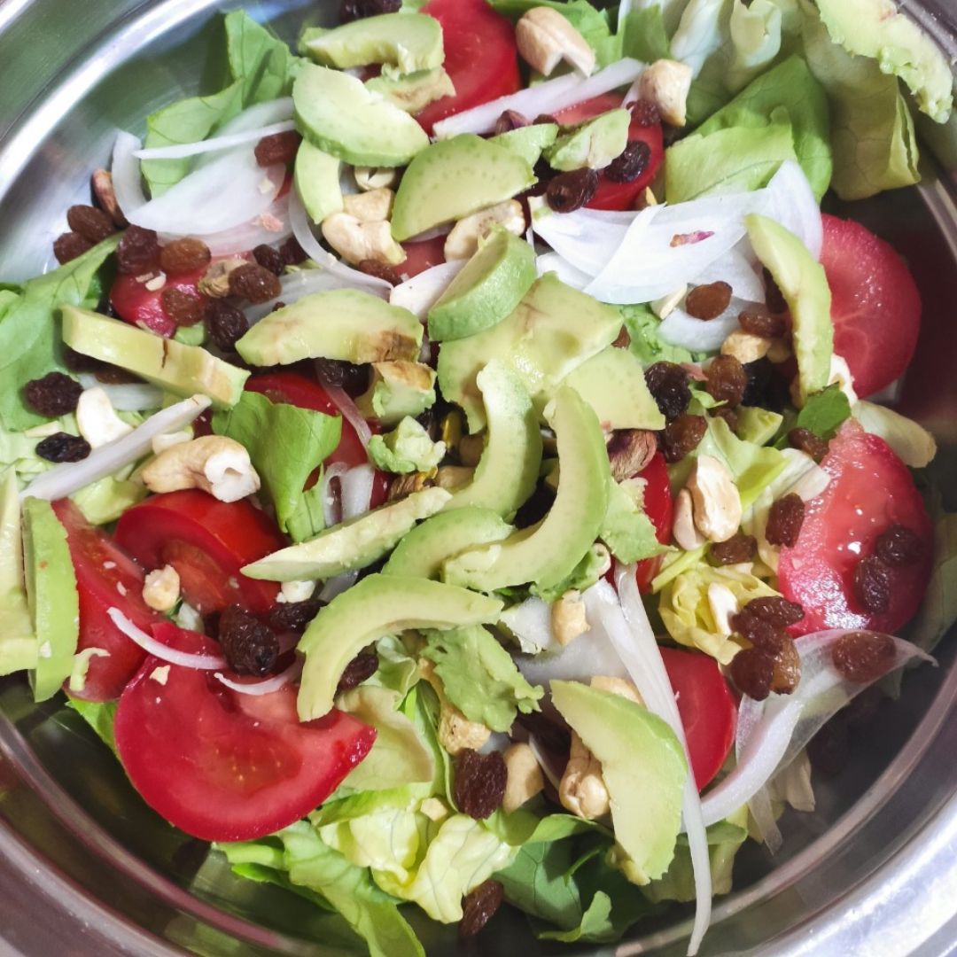 Ensalada de la huerta crujiente Ensalada de la huerta crujiente