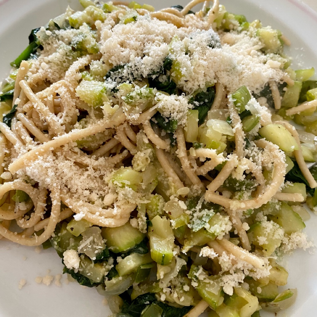 Pasta con verduras 