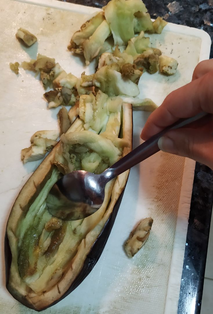 Berenjenas gratinadas Paso 2 Berenjenas gratinadas Paso 2