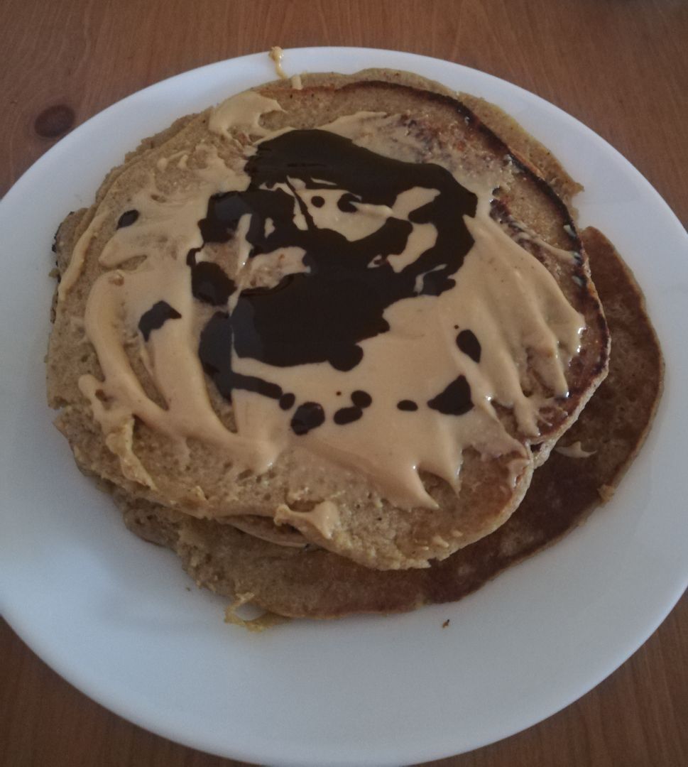 Pancakes 馃 de Avena y Platano Pancakes 馃 de Avena y Platano