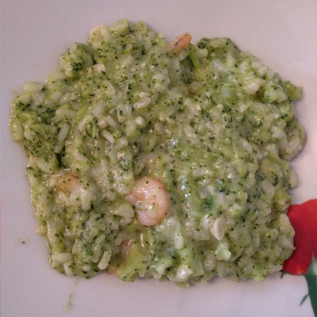 Risotto de gamas y brócoli Risotto de gamas y brócoli