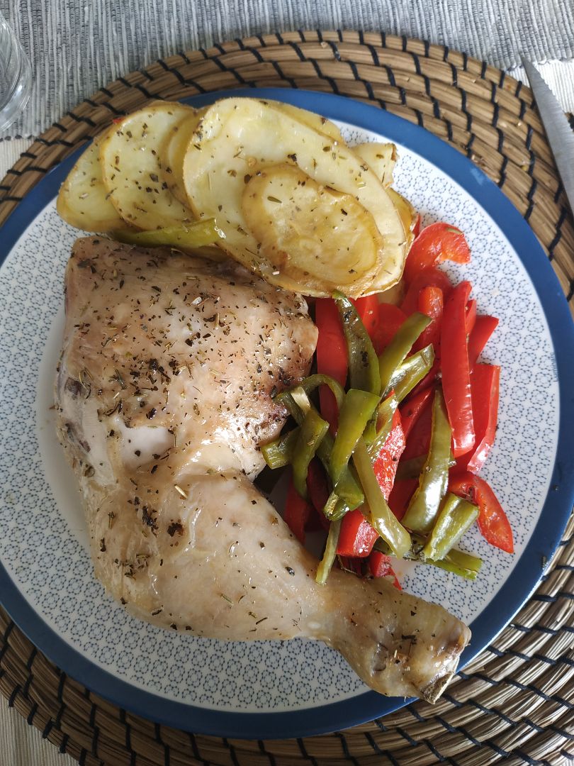 Pollo al horno Pollo al horno