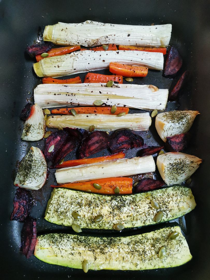 Verduras de otoño al horno Verduras de otoño al horno