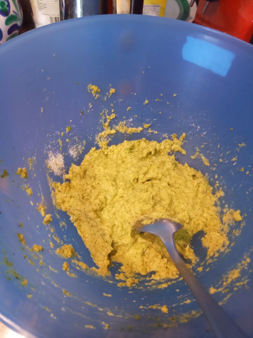 Mini hamburguesas de brócoli sin gluten Paso 1