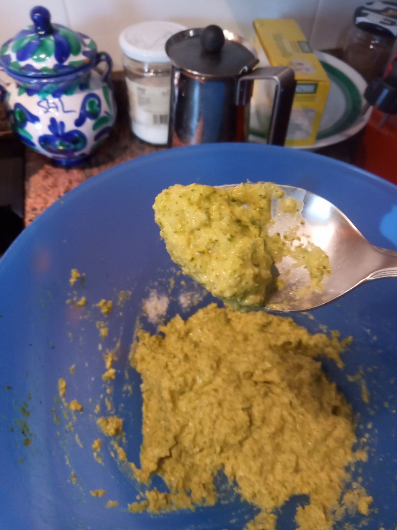 Mini hamburguesas de brócoli sin gluten Paso 2