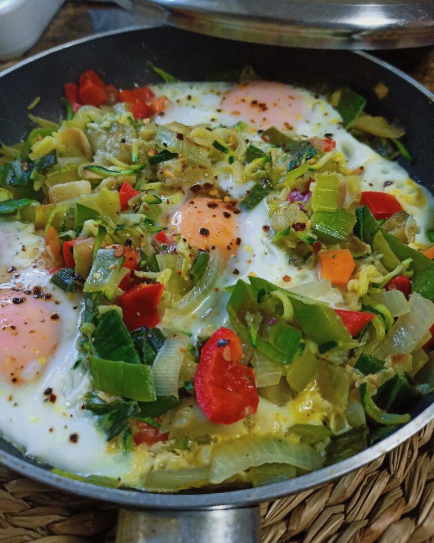 Sartén de huevos rancheros 🍳 Sartén de huevos rancheros 🍳
