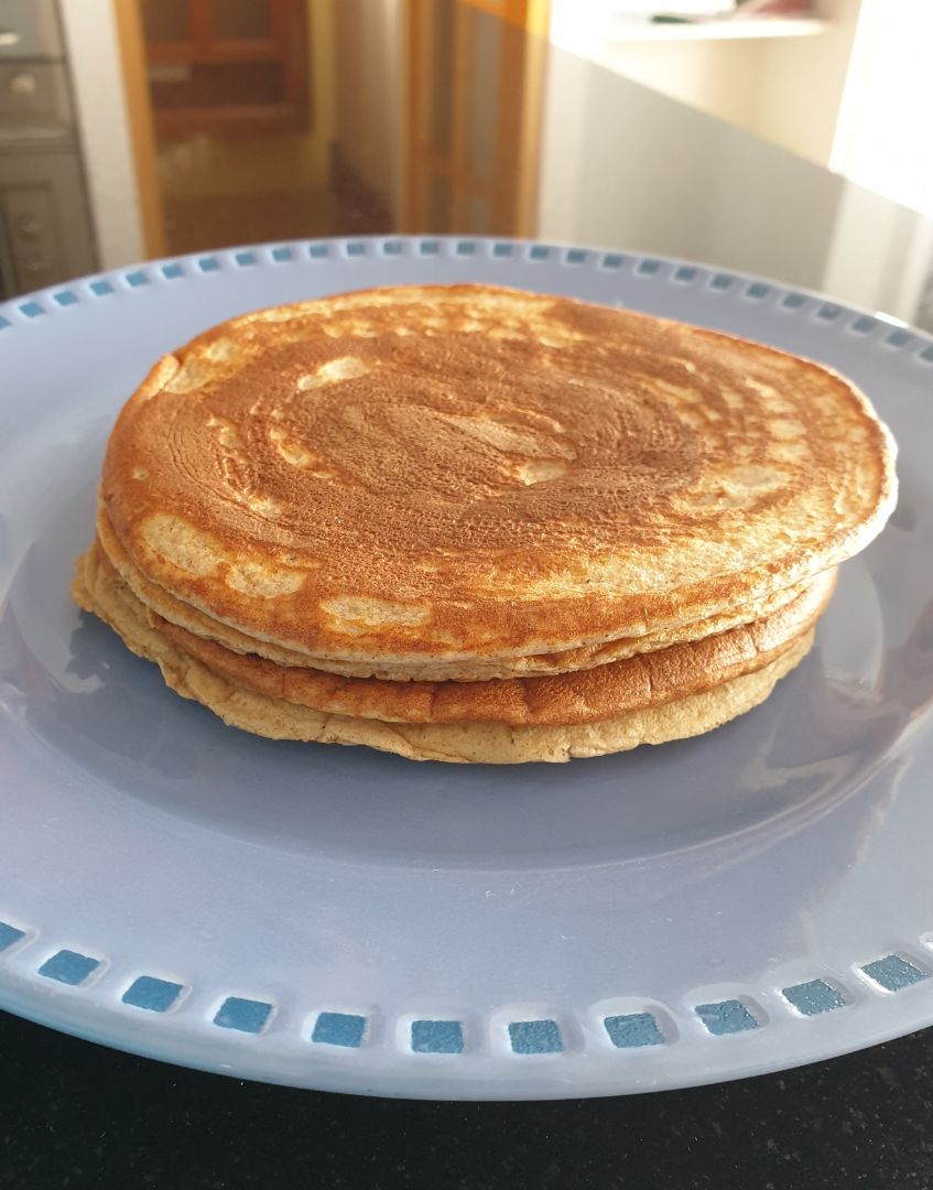 Tortitas de avena y plátano