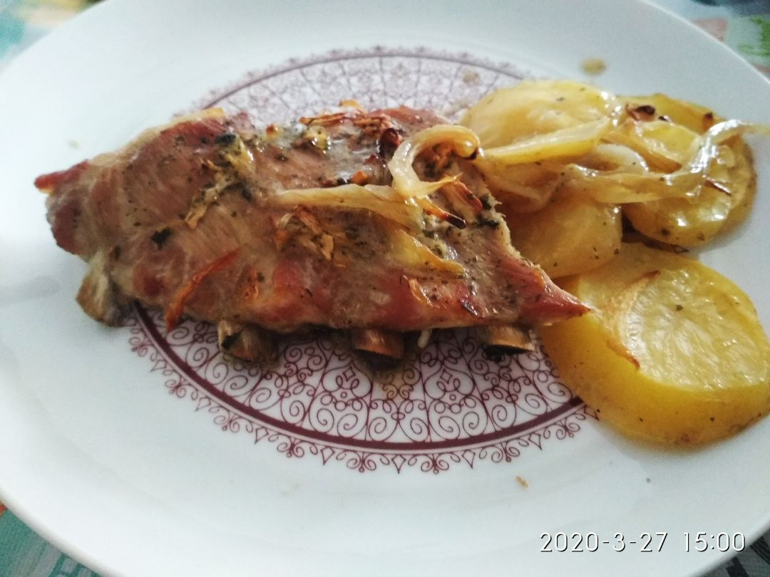 Costilla 🍖 al horno Costilla 🍖 al horno