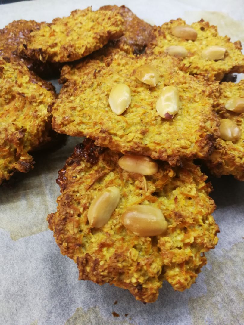 Galletas de zanahoria y avena Galletas de zanahoria y avena