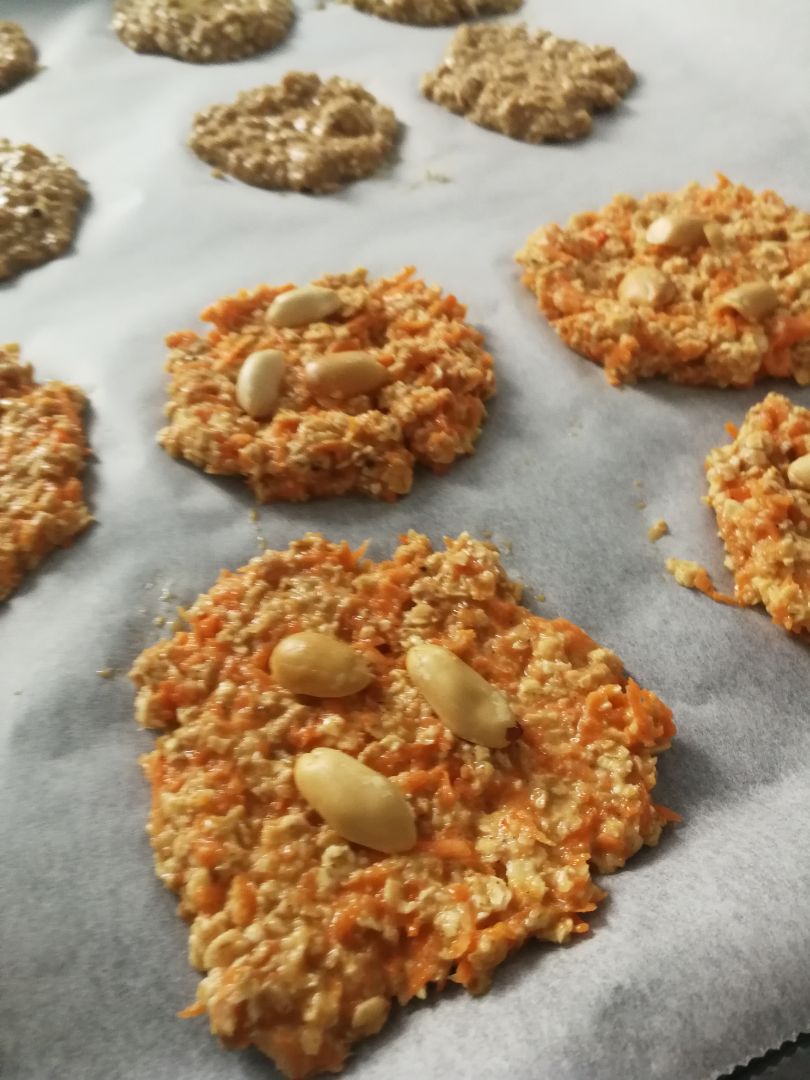 Galletas de zanahoria y avena Paso 1 Galletas de zanahoria y avena Paso 1