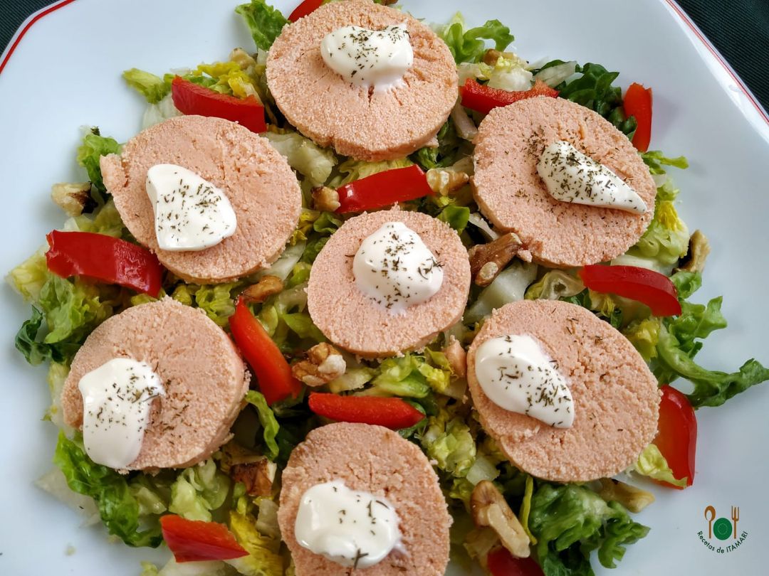 Ensalada de huevas de merluza