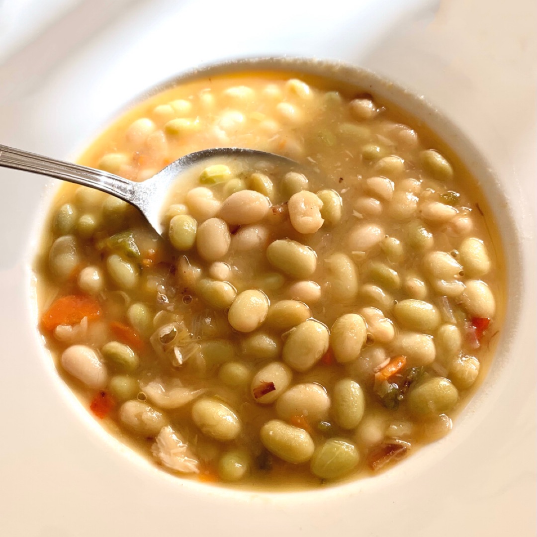 Pochas con verduras.