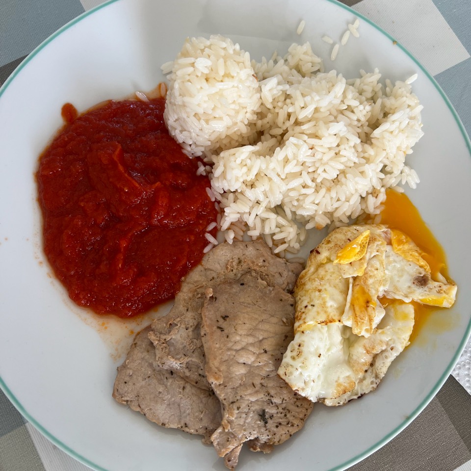 Arroz a la cubana Arroz a la cubana