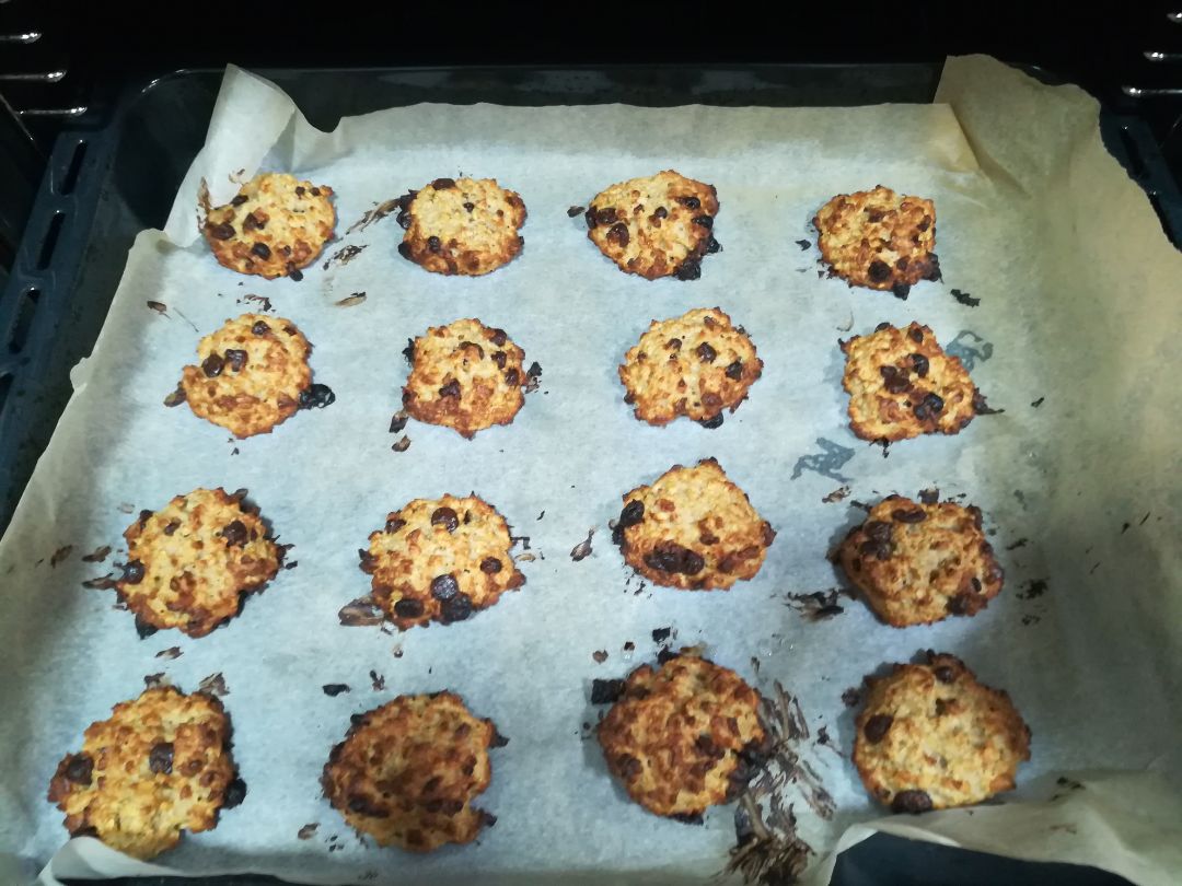 Galletas de almendra, avena y yogurt 