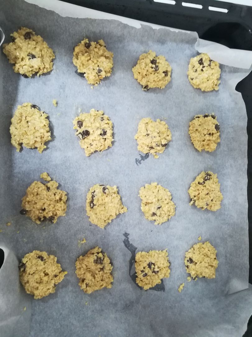 Galletas de almendra, avena y yogurt  Paso 1