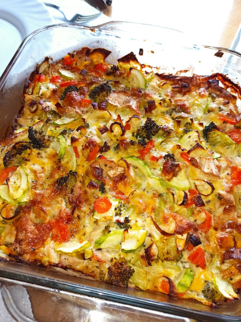 Quiché de verduras al horno Quiché de verduras al horno