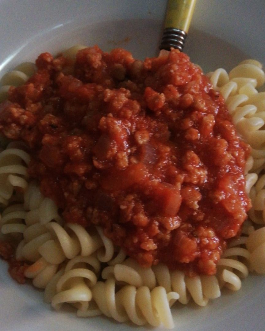 Salsa boloñesa vegana Salsa boloñesa vegana