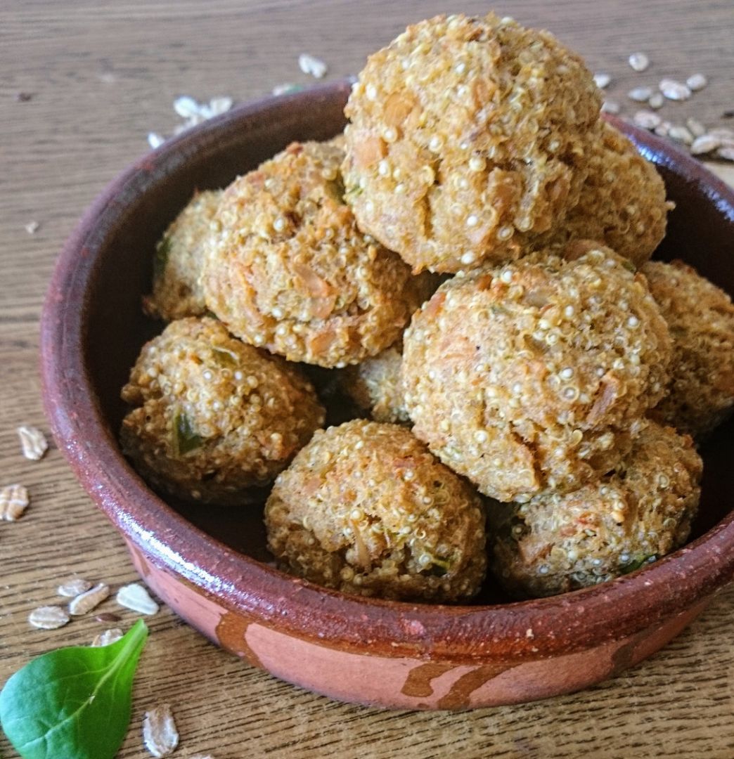 Croquetas de quinoa y atún Croquetas de quinoa y atún