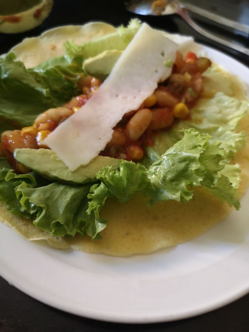 Wraps de harina de garbanzo Paso 3 Wraps de harina de garbanzo Paso 3