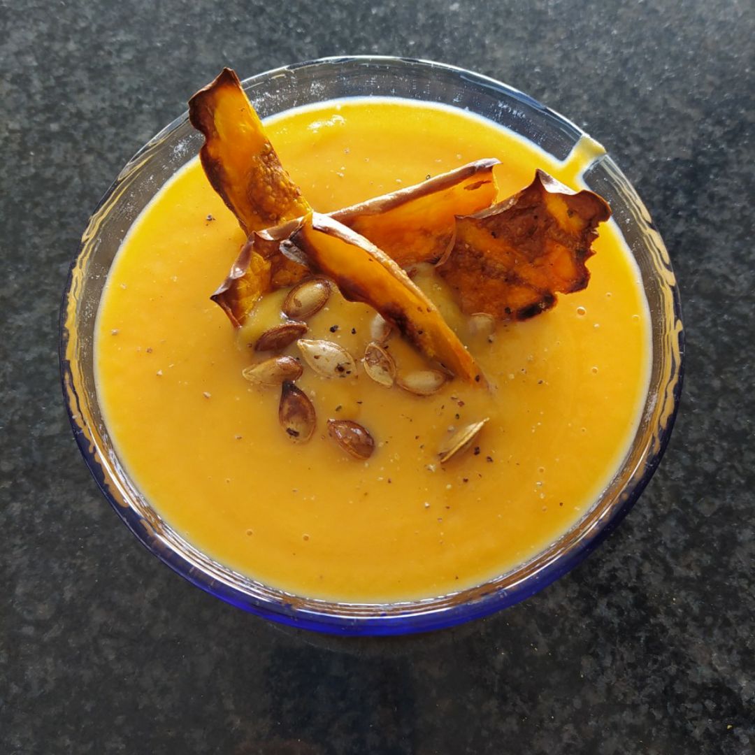 Crema de calabaza y curry 😋 Crema de calabaza y curry 😋
