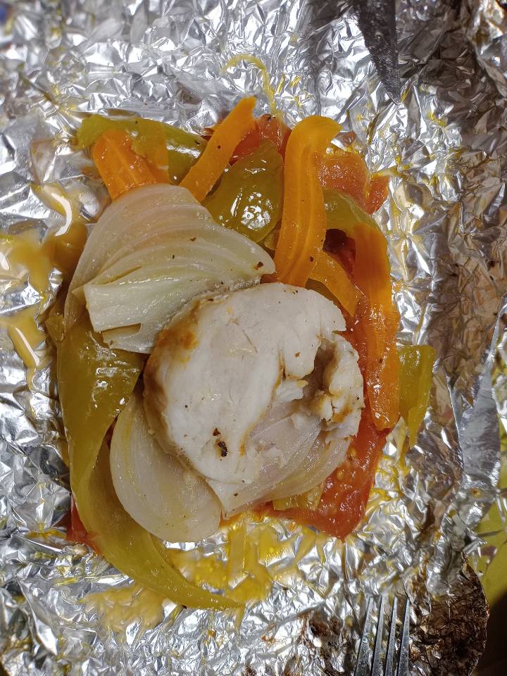 Merluza en papillote Merluza en papillote