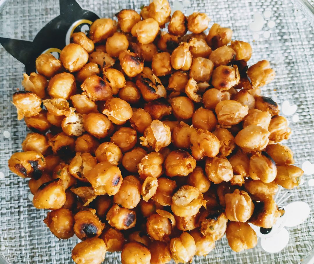 Garbanzos tostados al horno Garbanzos tostados al horno