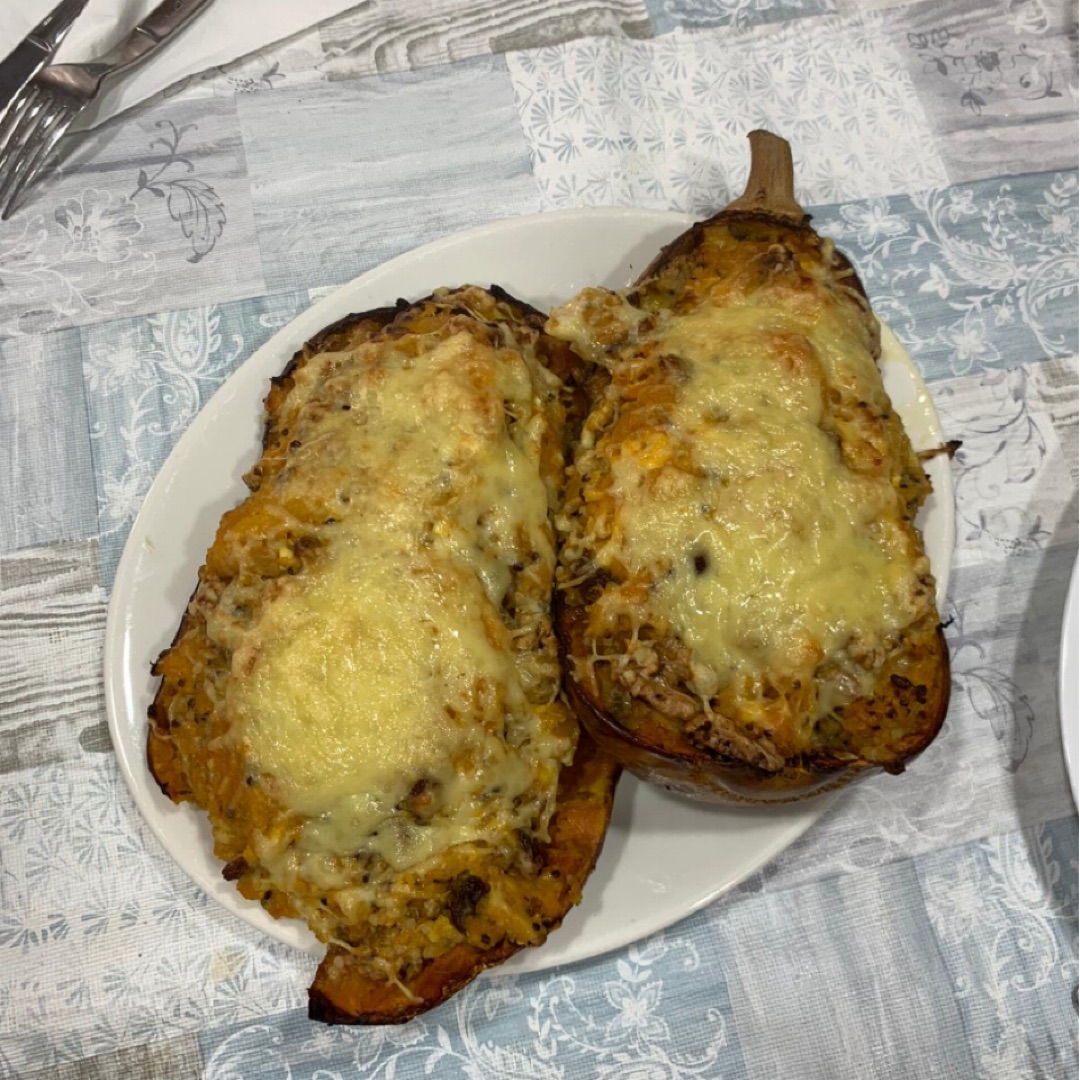 Calabaza rellena de quinoa Step 0