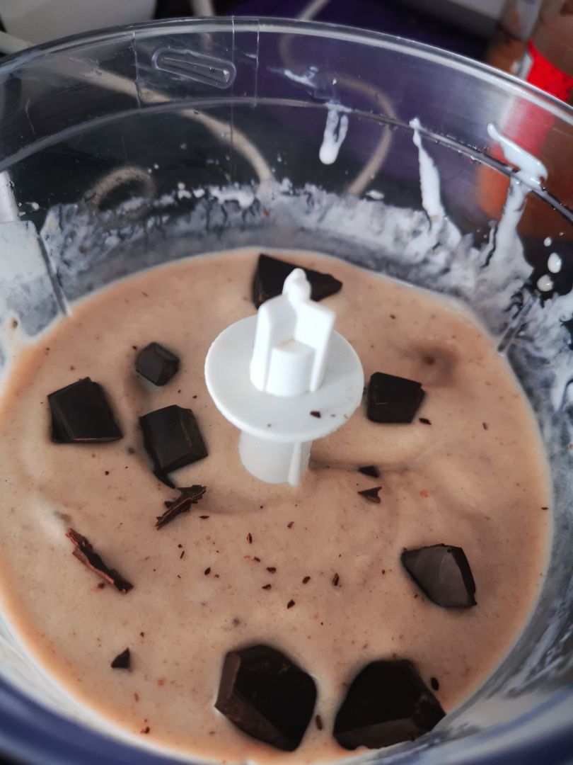 🍫🍧🍌♥️Helado casero y sano ♥️ 🍌🍧🍫
 Paso 2