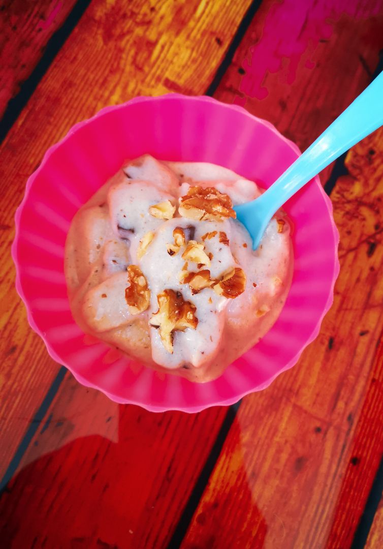 🍫🍧🍌♥️Helado casero y sano ♥️ 🍌🍧🍫
 Paso 4