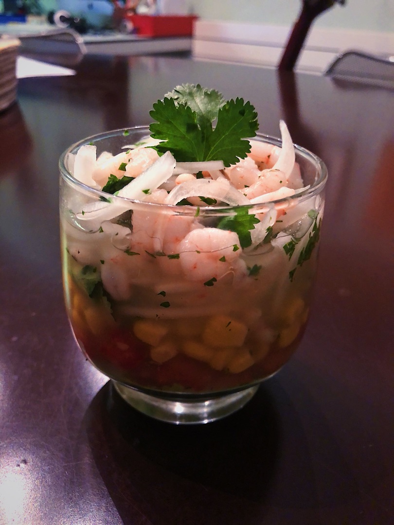 Ceviche de gambas