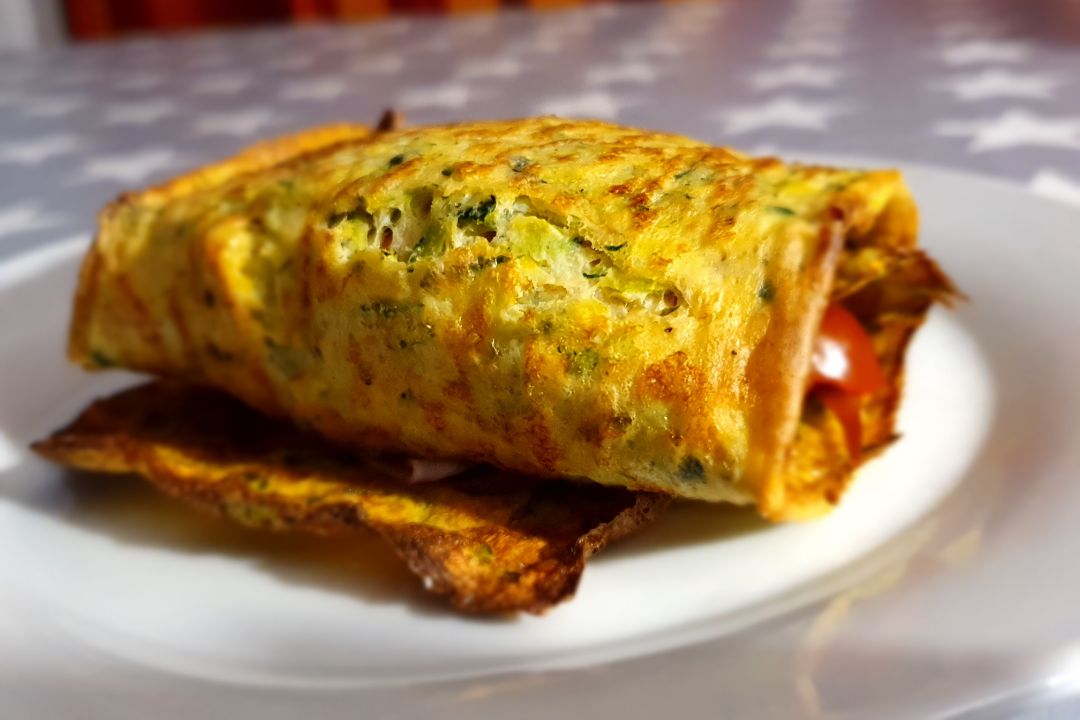 MC Wrap de calabacín Paso 4 MC Wrap de calabacín Paso 4