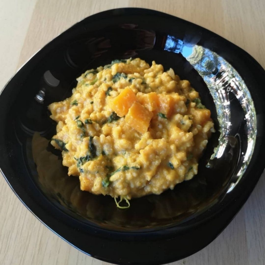 Risotto Vegano de Calabaza Risotto Vegano de Calabaza
