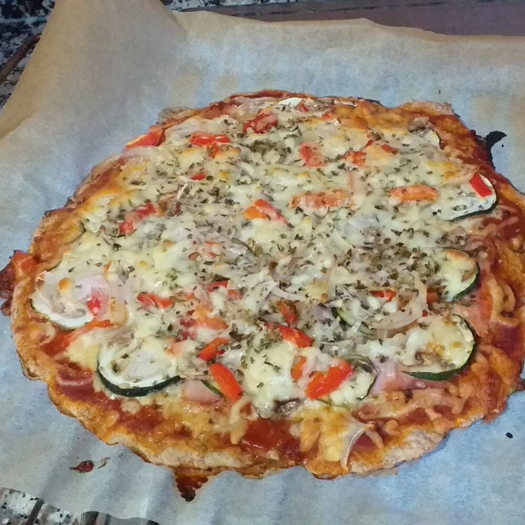 Pizza integral saludable 🍕
