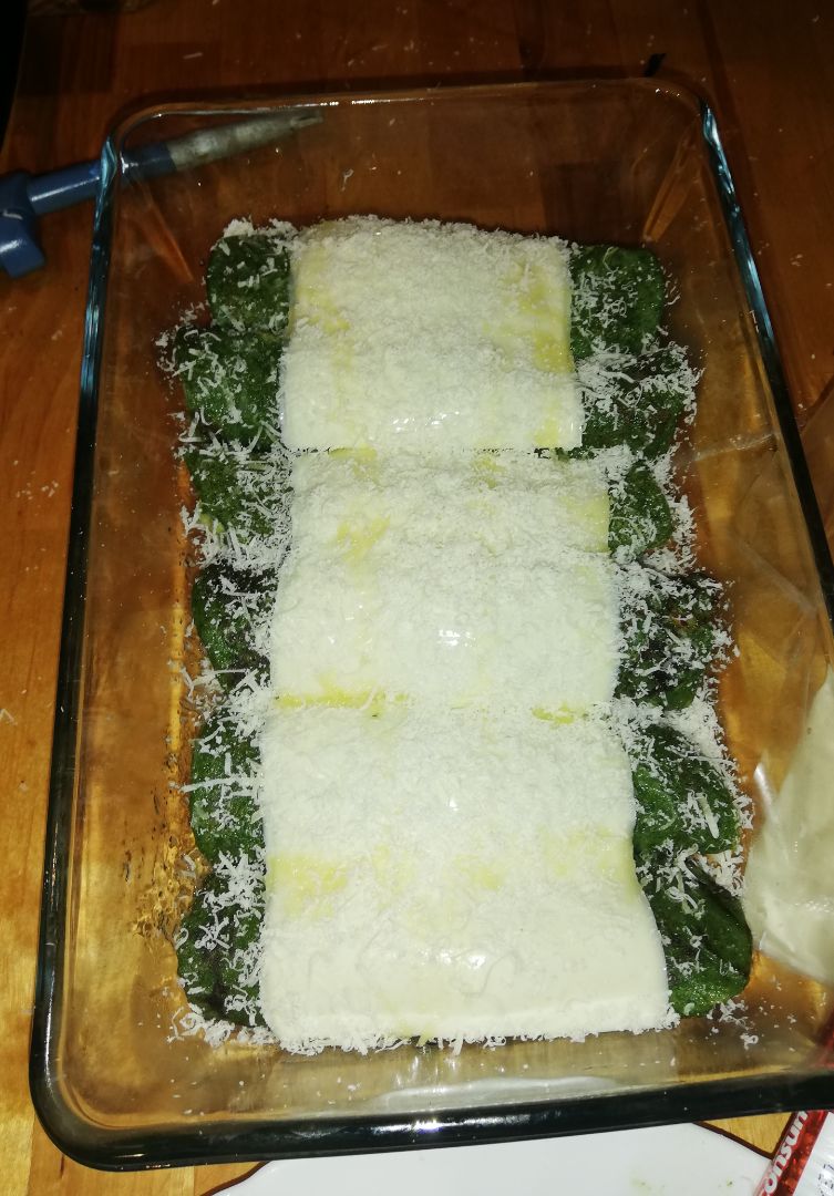 Canelones de espinacas Canelones de espinacas