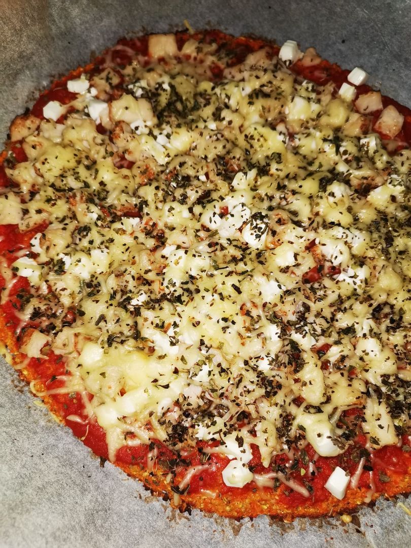 Pizza de Zanahoria y Pollo Pizza de Zanahoria y Pollo