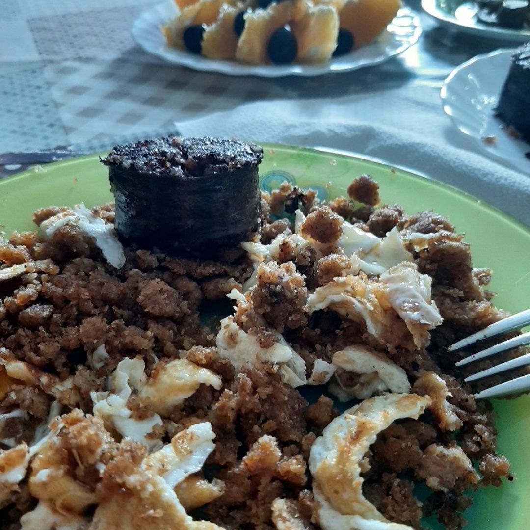 Migas con pan 100% integral. Migas con pan 100% integral.