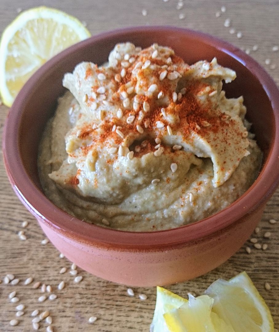 Pate de berenjena o baba ganoush Pate de berenjena o baba ganoush