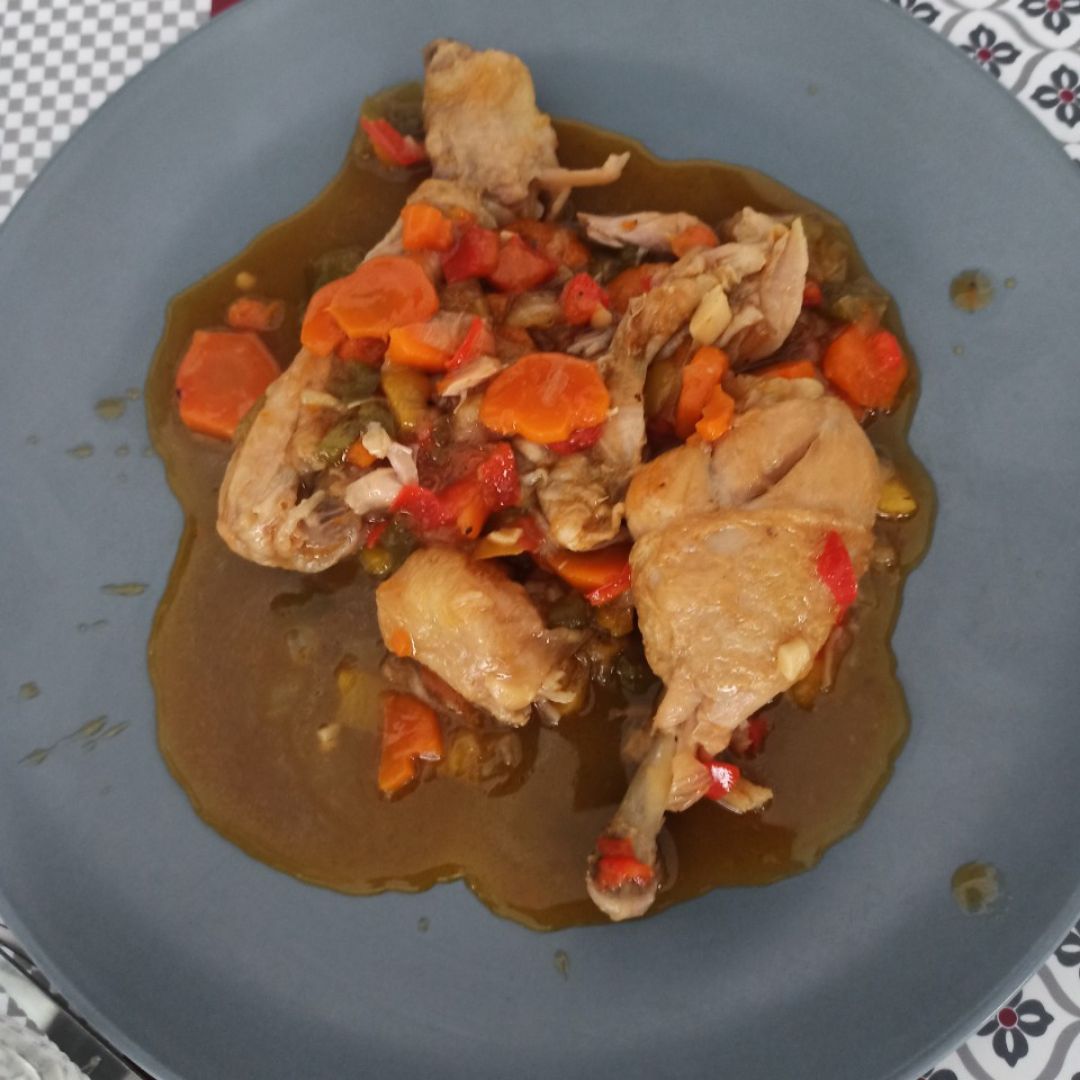 Pollo a la cerveza